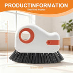 Window Track Cleaner, Groove Cleaning Tool,Crevice Clean Brush (2Pcs-Grey) - Image 6