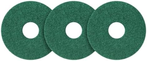 12" Cleaning Orbiter Pads Commercial Floor Buffer Pads Hardwood Floor Maintenance Scrubber Polisher Cleaning and Stripping for Orbiter Machine (3pcs) by Luosu