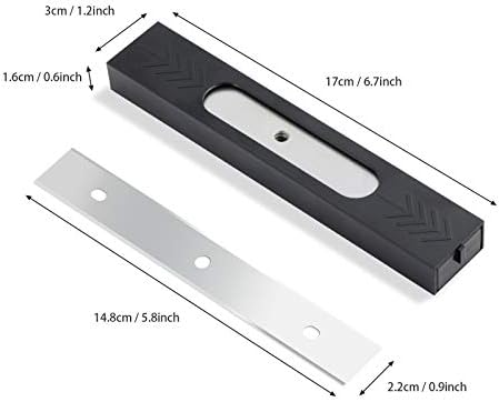 EHDIS 6 inch Razor Blades Paint Scraper Replacement Stainless Steel Blades for Window Scrapers, Double Edged, Pack of 25 - Image 2