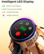 Cordless Vacuum Cleaner for Home, 600W/50KPa Powerful Suction, 60Mins Self-Standing Stick Vacuum with Anti-Tangle Brush & LED Display, Lightweight Handheld Vacuum for Pet Hair, Carpets & Hard Floors - Image 5