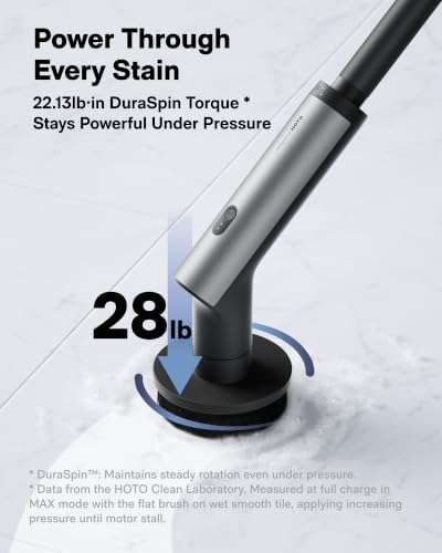 HOTO Swift™ Easycare Cordless Electric Spin Scrubber, for Bathroom, Tile - Image 2