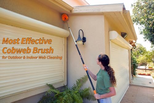 5-25 ft Cobweb Duster with Extension Pole 30+ Foot High Reach - Image 6