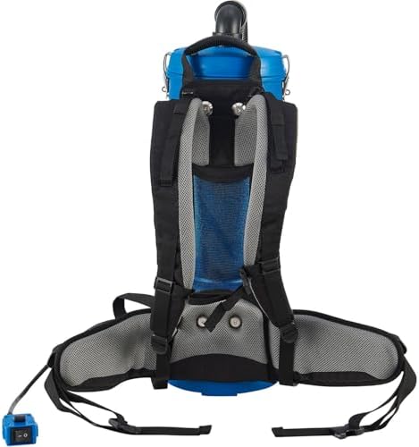 Global Industrial Commercial Ergonomic HEPA Backpack Vacuum, Blue - Image 7