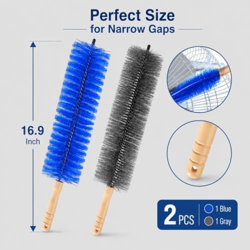 2 Pcs Fan Cleaning Brush, New Bendable Microfiber Head Dusting Brushes - Image 4