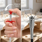 Flexible Drain Clog Remover Tool, Extra Long Plumbing Snake Hair Catcher with 4-Prong Grabber Claw, Heavy-Duty Spring Reacher for Kitchen Sink, Bathroom Tub, Sewer & Dropped Items (63 inch) - Image 3