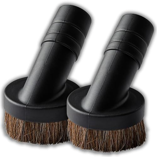 1 1/2" inch Backpack Vacuum Dust Brush Attachment Compatible with ProTeam, Powr-flite, Sanitaire, Tornado, Clarke, Electrolux, Tenant, Rubbermaid, Prolux, Hoover, Bissell, and More (2) by ALLPARTSETC