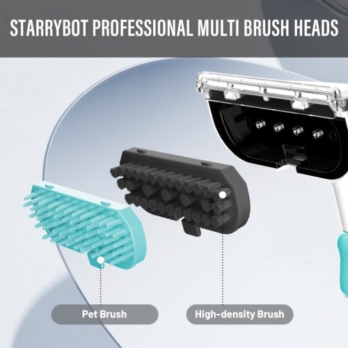 Starrybot Upholstery Cleaner Machine, 18Kpa Pet Stain Extractor(White blue) - Image 3
