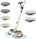 Cordless Electric Mop for Dewalt 20V Battery (NO Battery), 2 in 1 Electric Spin Mop & Electric Floor Scrubber Machine with LED Light & Water Spray,800 RPM Electric Mops for Floor by denqirProLi-PowerTools