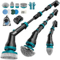Alloyman 1200RPM Electric Spin Scrubber, 20V Replaceable Battery, Shower Cordless Cleaning Brush, Power Scrubber for Cleaning with 8 Brushes for Bathtub/Tub/Tile/Floor by ALLOYMANProfessionalTools