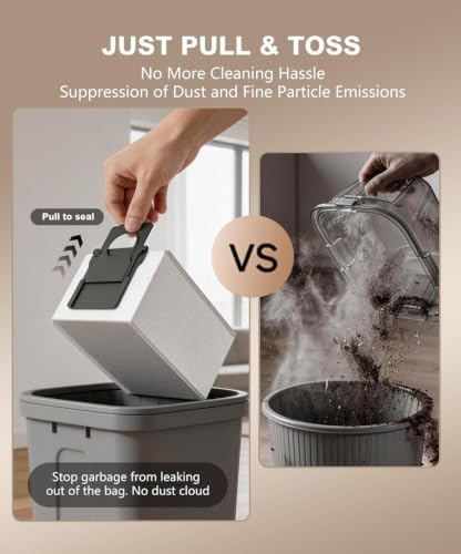 Touchless Vacuum Dustpan, 26kPa Suction, Bagged, Auto/Manual Mode - Image 6