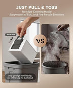 Touchless Vacuum Dustpan, 26kPa Suction, Bagged, Auto/Manual Mode - Image 6