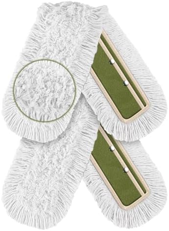 36" Commercial Dust Mop Pads Refills: Reusable Mop Head Replacement by Unknown