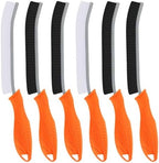 TQRR 6Pcs Hard Bristle Crevice Cleaning Brush-Thin Grout Scrub Brush by TQRR