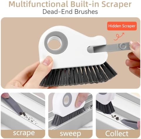 2 in 1 Groove Cleaning Brush, Window Track Cleaning Tools (Max) - Image 5