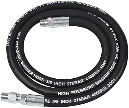 YAMATIC 3/8" Pressure Washer Whip Hose 5FT for Hose Reel, 4000 PSI by YAMATIC