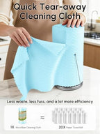 Microfiber Cleaning Cloths Roll 75 Pack 12x12 Inch Lint Free - Image 2