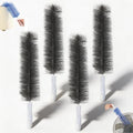 Bendable Microfiber Duster, Reusable Dust Remover, 2027 New Fan Cleaning Brush Washable ldeal for Electric Fans Air Conditioning, Home Car Vents, Curtain (Gray*4) by Unknown