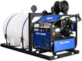BILT HARD 4000 PSI 4 GPM Hot Water Pressure Washer with 264 Gal Water Tank, 420cc 15HP Gas Engine, Electric Start Skid Mounted Gas Powered Washer with Hose Reel, 49-State Certified by BILTHARD