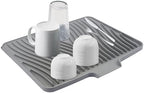 Silicone Dish Drying Mat for Kitchen Counter, 16" x 13" Grey-1pcs by SCYFREID