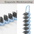 Crevice Cleaning Brush Set Grout Scrub Cleaning Tools 3 Pcs Black/Blue - Image 4