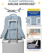 coofay Large Travel Backpack For Women Men Airline Approved Carry On Backpack Flight Approved Waterproof Sports Luggage Backpack Casual Daypack Hiking Backpack Grey Blue - Image 7