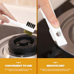 Kitchen Scrub Brush for Gas Stove Crevices, White PP - Image 4