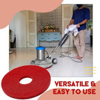 Teenyyou 2 Pcs 12" Red Floor Buffer Pads for Machine - Image 5