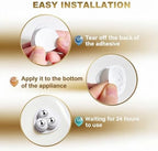 Self Adhesive Appliance Sliders 16 Pack Kitchen & Furniture Rollers - Image 6