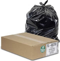 Aluf Plastics 45 Gallon Trash Can Liners (100 Count) - 40" x 46" - Thick 1.5 MIL Equivalent Black Trash Bags for Bathroom, Kitchen, Office, Industrial, Commercial, Recycling and More by AlufPlastics