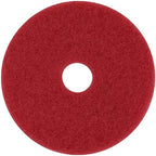3M Buffer Floor Pad 5100, Red, 20", 5/Case - Image 3