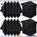 Tudomro 30 Pcs Magnetic Microfiber Cleaning Cloth, Black by Tudomro