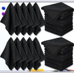 Tudomro 30 Pcs Magnetic Microfiber Cleaning Cloth, Black by Tudomro