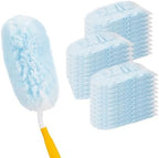 40 Count Duster Refills for Swiffer Duster Handle,360° Heavy Duty Duster Refills, Disposable Microfiber Duster for Dusting Furniture, Blinds, Ceiling Fans, Walls, (40 Count Refills& 2 Handle) by Unknown