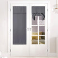 NICETOWN Grey Front Door Curtains Privacy Thermal Insulated Window Curtain by NICETOWN