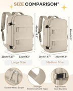 coofay Large Travel Backpack For Women Men Airline Approved Carry On Backpack Flight Approved Waterproof Sports Luggage Backpack Casual Daypack Hiking Backpack - Image 3