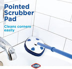 Clorox Extendable Tub & Tile Scrubber with Polyurethane Head – Heavy Duty Bathroom Cleaning Brush with Bonus Refill, Pivoting Head, Replaceable Pad, Works with Clorox Wipes - Image 5