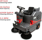 49" Ride-On Floor Sweeper, 26-Gal Hopper - Image 2