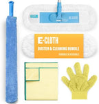 E-Cloth Duster & Cleaning Bundle, Cloth Set, Dusting Mop & Glove by E-Cloth