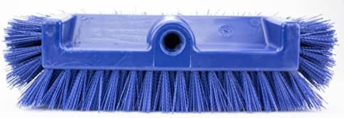 SPARTA Multi-Level Tile Scrub Brush 12" Wide Brush Head, Heavy-Duty Tile Cleaning Brush with End Bristles for Commercial Tiles, Tubs and Floor, Plastic, 12 Inches, Blue - Image 4