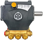 Annovi Reverberi RCA25G25N Solid Shaft N Version Replacement Commercial Pump. 2500 PSI, 2.5 GPM, 170 Bar, 1750 RPM, 24mm Solid Shaft, Forged Brass Head, Aluminum Connection Rods, Triplex Plunger Pump - Image 2