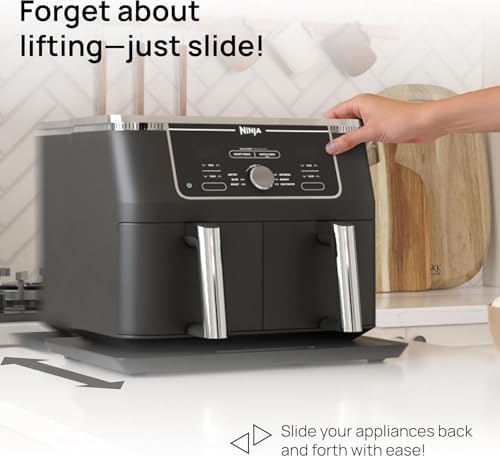 Ibyx Appliance Slider, Sliding Tray for Coffee Maker, 16x13 in, Black - Image 3