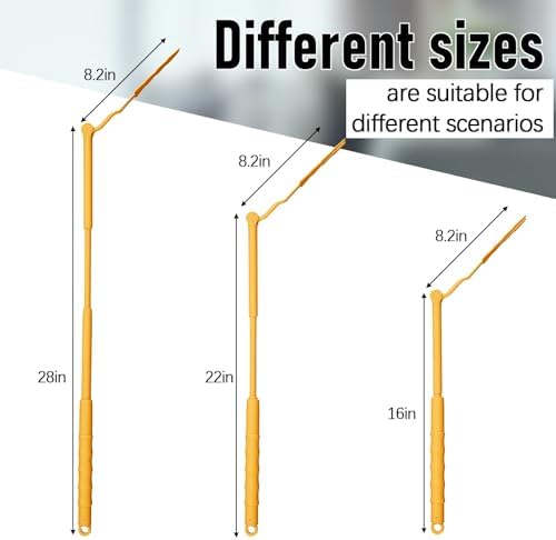 Colingmill 4 Pack Replacement Duster Handles, 3 Ft Extendable, Yellow - Image 3