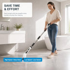 Electric Spin Scrubber, Cordless Cleaning Brush Scrubber with 9 Replaceable Brush Heads-3 Adjustable Size, 2 Speeds for Bathroom Bathtub Kitchen Tile Floors - Image 4