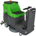 Ride-On Commercial Floor Scrubber Machine, 22″ Cleaning Width, 24V Battery Powered Scrubber Dryer with 21 Gal Tank for Warehouse, Retail & Facility Cleaning (US-TX-SCD22) by Texlift