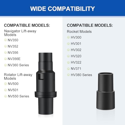 LANMU 9 Pack 1 1/4" Vacuum Attachments Compatible with Shark Navigator Lift-Away Models NV360 NV352 NV356E NV501 & Rocket HV301 HV322 Vacuum, Dryer Vent Crevice Tool Brush - Image 5