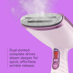 Conair Handheld Garment Steamer for Clothes, Turbo ExtremeSteam 1875W Fabric Steamer, Portable Handheld Design, Strong Penetrating Steam, Amazon Exclusive, Purple - Image 4