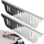 Stove Cover, Stove Guard, Stainless Steel Stove Gap Covers, Heat Resistant & Easy to Clean Stove Counter Gap Cover, Kitchen Stove Counter Gap Cover Eliminates Gap Between Counter & Appliances (2 pcs) by KOZYLAND