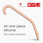 dancemoon JustHang Shower Squeegee with Built-in Hook, 10-Inch Terracotta - Image 5