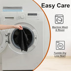 80 Pack Microfiber Cleaning Cloth Roll,Lint Free Rags & Tear Away Reusable Towels Washable Scratch,Ultra Absorbent Dish Rags(12" x 12") for Car Kitchen Home Garage-Black - Image 6