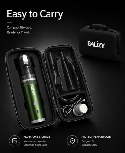 Handheld Vacuum，4-in-1 Cordless Car Vacuum Cleaner&Air Blower,Green - Image 5